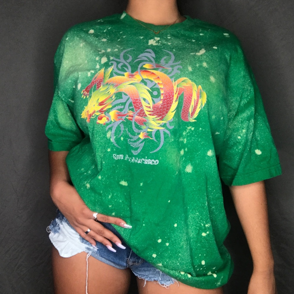 VINTAGE REWORKED DRAGON SKATER TEE